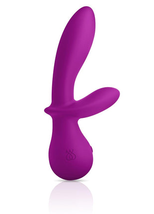 Jimmyjane G-Rabbit Rechargeable Silicone Flexible Rabbit Vibrator - Purple