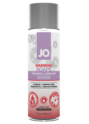 JO Agape Water Based Warming Lubricant - 2oz