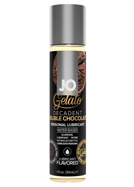 JO Gelato Water Based Lube Decadent Double Chocolate 1oz Bottle - Chocolate