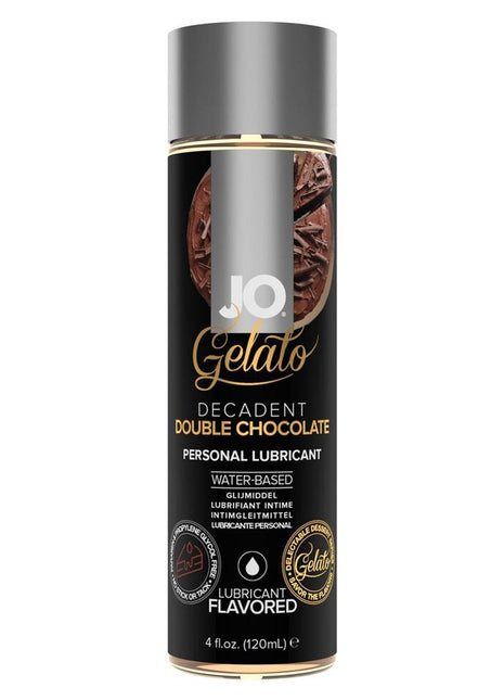JO Gelato Water Based Lubricant Decadent Double Chocolate - Chocolate - 4oz