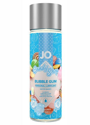 JO H2o Candy Shop Water Based Flavored Lubricant Bubble Gum - 2oz