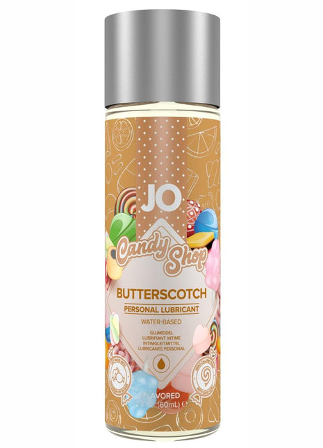 JO H2o Candy Shop Water Based Flavored Lubricant Butterscotch - 2oz