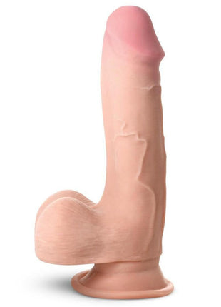 Jock Hard Core Triple Density Dildo with Balls - Vanilla - 7.5in
