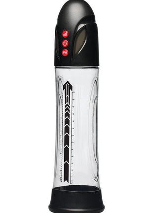 Jock Power Up Automatic Waterproof Rechargeable Penis Pump - Black
