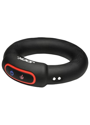 Jock Rumbler Vibrating and Warming Rechargeable Silicone C-Ring 1.8in with Remote