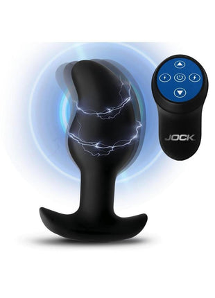 Jock Volt E-Stim Silicone Curved Prostate Plug