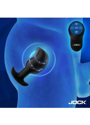 Jock Volt E-Stim Silicone Curved Prostate Plug