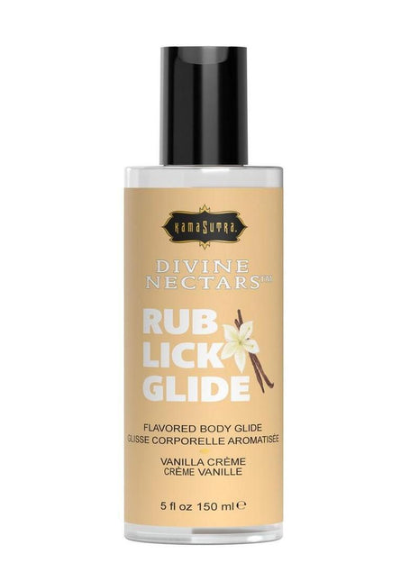 Kama Sutra Divine Nectars Water Based Flavored Body Glide 5oz - Vanilla CrÃ¨me