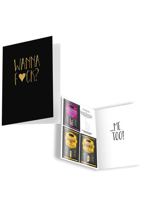 Kama Sutra Naughty Notes Greeting Card Wanna Fuck