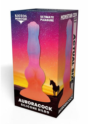 Kiotos Monstar Cox Aurora Silicone Cock with Suction Cup - Multicolor