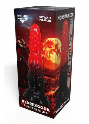 Kiotos Monstar Cox Redrex Silicone Cock with Suction Cup - Blue/Red