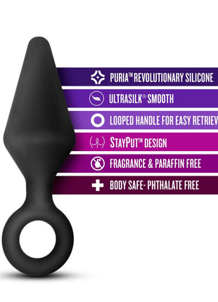 Anal Adventures Platinum Silicone Loop Plug