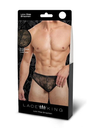 Lace King Lace Bikini - Black - Large/XLarge
