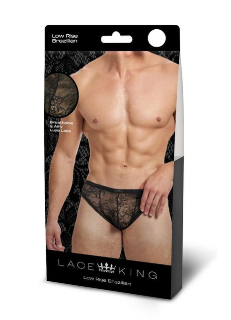 Lace King Lace Bikini - Black - Large/XLarge