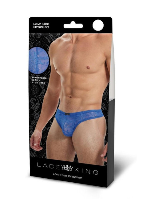 Lace King Lace Bikini - Medlium - Blue - Large/Medium