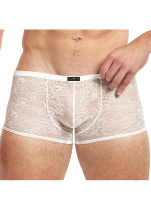 Lace King Lace Boxers - White - Large/Medium