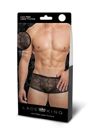 Lace King Lace Trunks - Black - Large/XLarge
