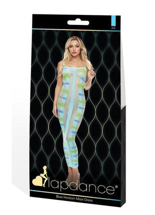 Lapdance Lingerie Blue Horizon Maxi Dress - Os