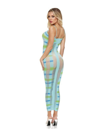 Lapdance Lingerie Blue Horizon Maxi Dress - Os