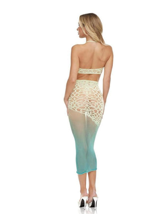 Lapdance Lingerie Green Goddess (2 Piece Set) - Os