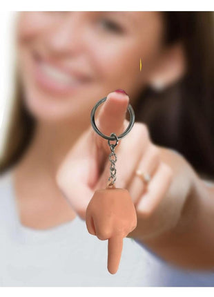 Last Fuck Squishy Middle Finger Key Chain