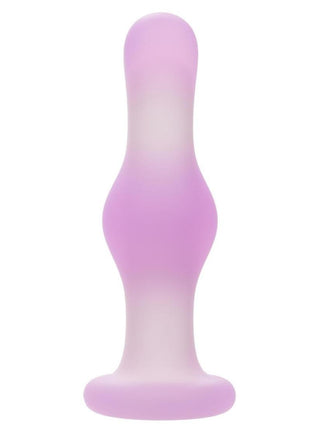 Lavender Haze Bulb Probe Silicone Rechargeable Anal Plug - Purple/White