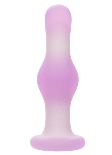 Lavender Haze Bulb Probe Silicone Rechargeable Anal Plug - Purple/White