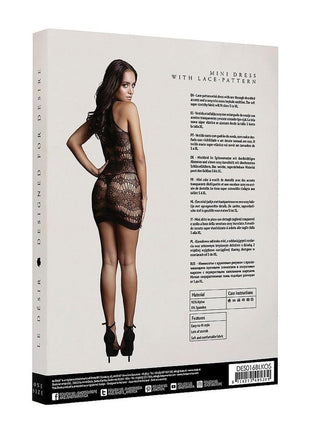 Le Desir Criss Cross Neck Mini Dress