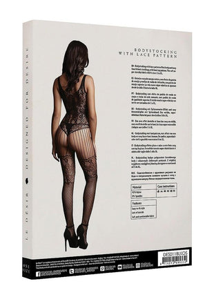 Le Desir Lace and Fishnet Bodystocking
