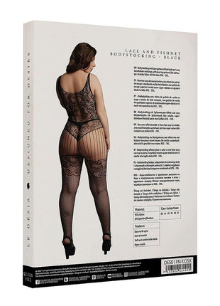 Le Desir Lace and Fishnet Bodystocking