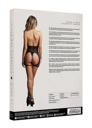 Le Desir Peek-A-Boo Fishnet Dress