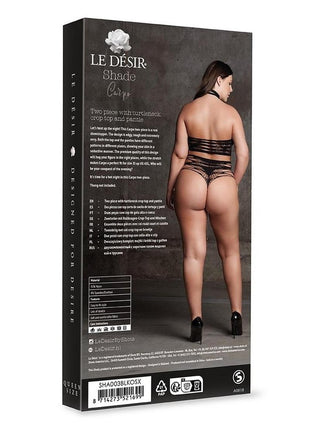 Le Desir Shade Carpo Xlvi Two Piece with Turtleneck, Crop Top and Pantie