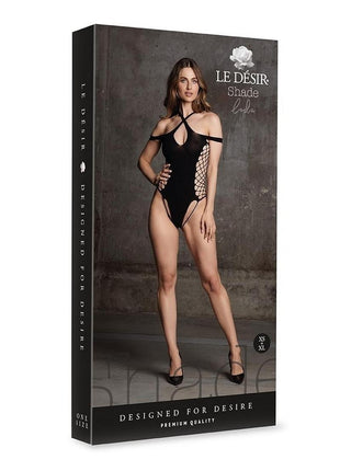 Le Desir Shade Leda Xiii Body with Crossed Neckline and Off Shoulder Straps - Black - One Size