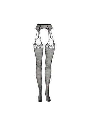 Le Desir Shredded Suspender Pantyhose