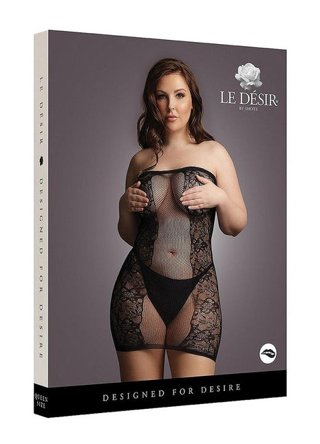 Le Desir Strapless Mini Dress - Black - Queen