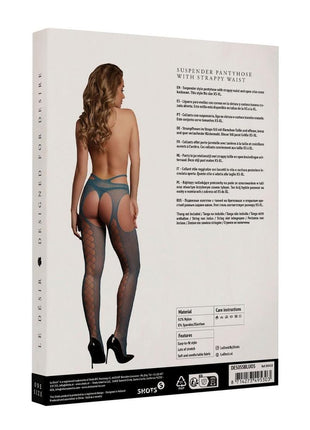 Le Desir Suspender Pantyhose with Strappy Waist