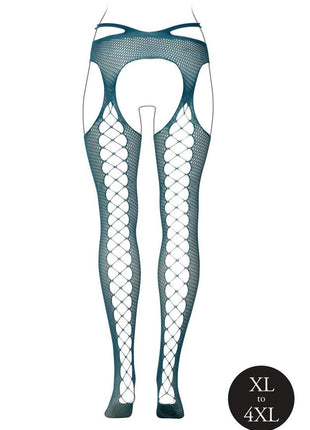 Le Desir Suspender Pantyhose with Strappy Waist