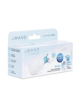 Le Wand Classique Silicone Mini Wand - White