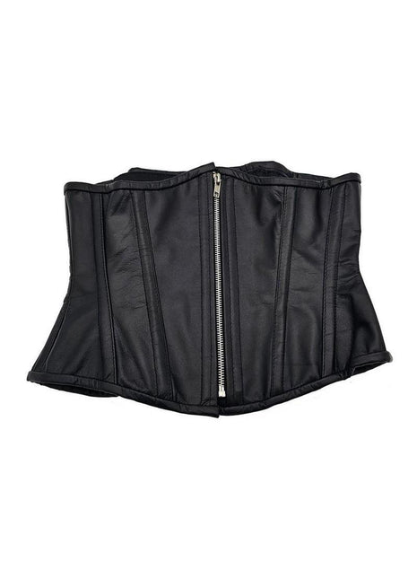 Leather Corset - Black - Large/XLarge