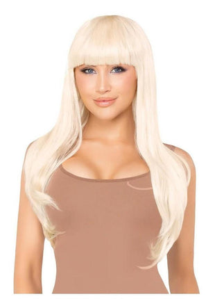 Leg Avenue Long Straight Bang Wig - Blonde - 25in
