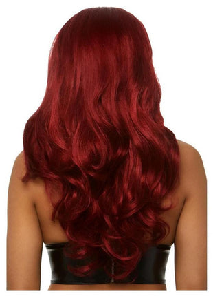 Leg Avenue Long Wavy Wig - Burgundy - 27in