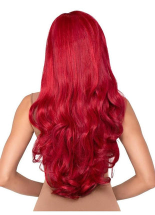 Leg Avenue Long Wavy Wig - Red - 27in