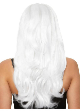 Leg Avenue Long Wavy Wig - White - 27in