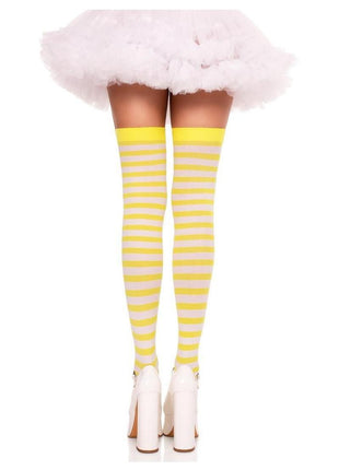 Leg Avenue Nylon Stocking W/ Stripe