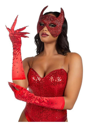 Leg Avenue Rhinestone Claw Gloves