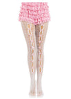 Pink/White / One Size