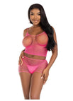 Neon Pink / One Size / 2 Piece