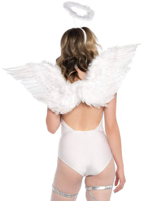 Feather Angel Wings & Halo Accessory Kit