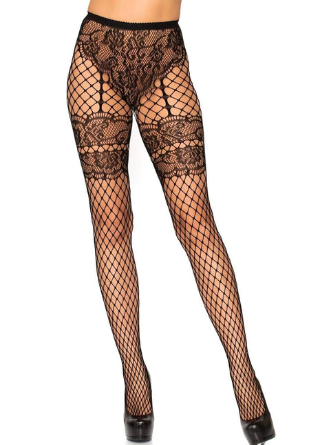 Sheila Faux Garter Tights
