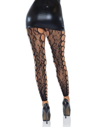 Lexi Leopard Footless Tights